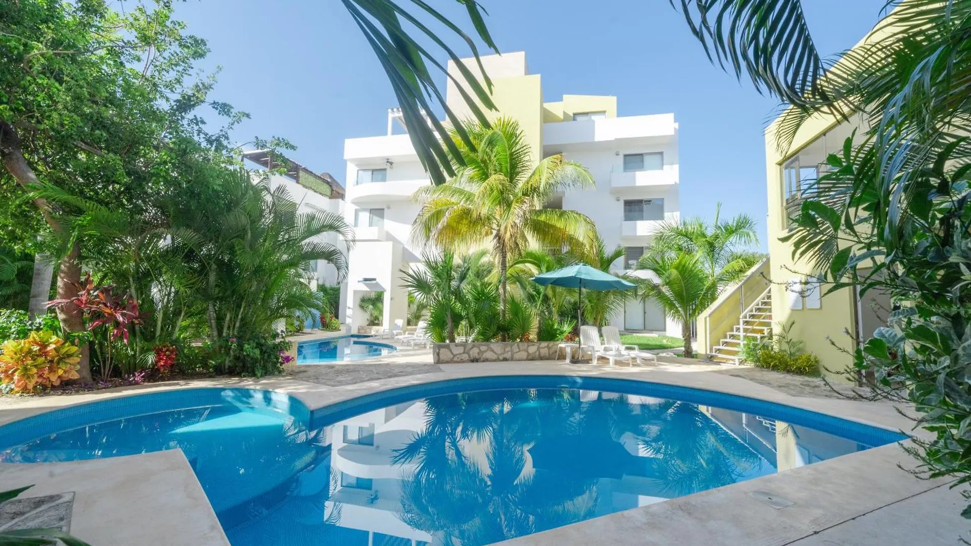 2 Bedroom Condo With Pool - At El Cielo Residencial, Atsi Playa del Carmen Apartment